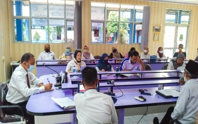 RAPAT EVALUASI PEMBELAJARAN TATAP MUKA DAN PERTUMBUHAN BUDIPEKERTI